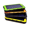 Solar 10000mah Power Bank External Battery 2 USB LED Powerbank Portable Mobile phone Solar Charger for Xiaomi mi iphone X 8plus