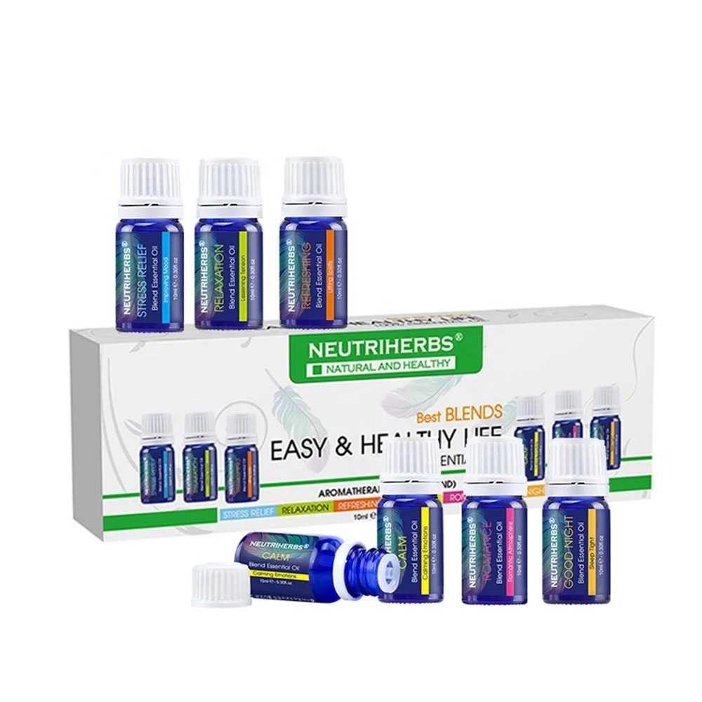 

Private Label Best 100% Pure Aromatherapy Aroma Oils Essential Oil Set