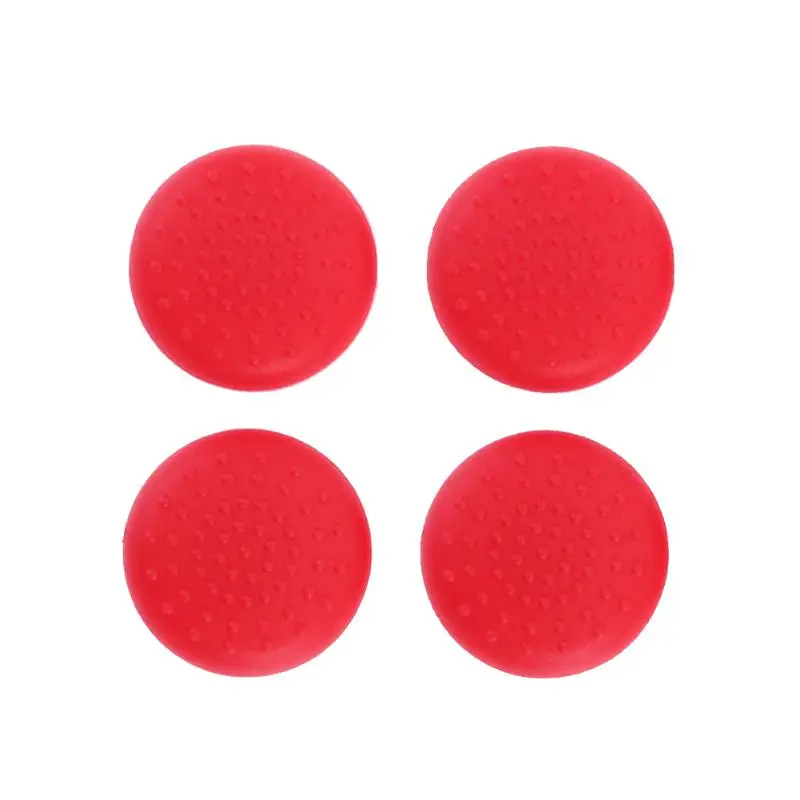

Black/Red/Blue/Clear 4pcs Gamepad Joystick Button Cover Case TPU Controller Thumb Grips Cap for Nintendo Switch Joy-Con NS