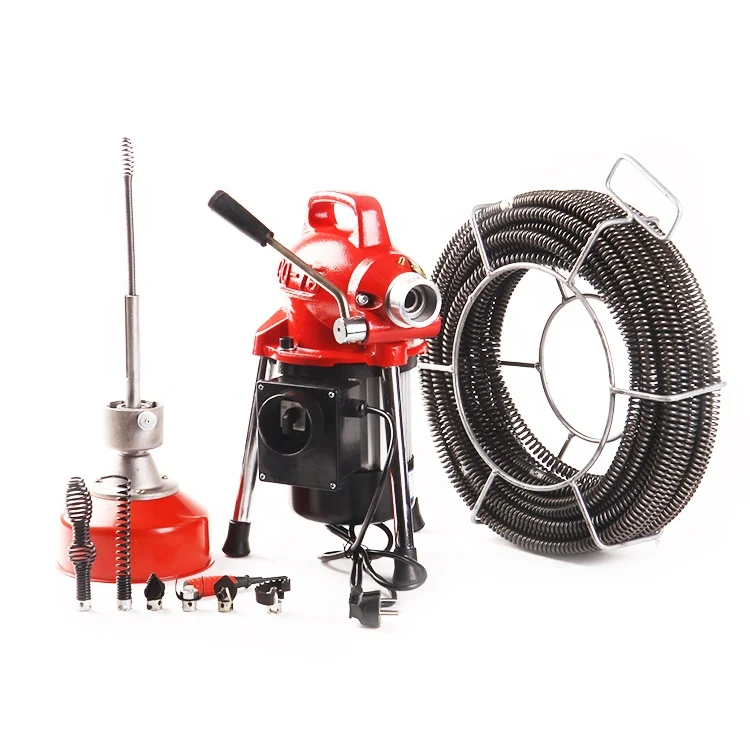 
Jingri industrial electric sewer snake pipe drain cleaning machine  (60819118077)