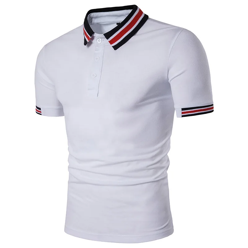 

Wholesale men polo t shirts 100% cotton white high quality t-shirt men, Customizable