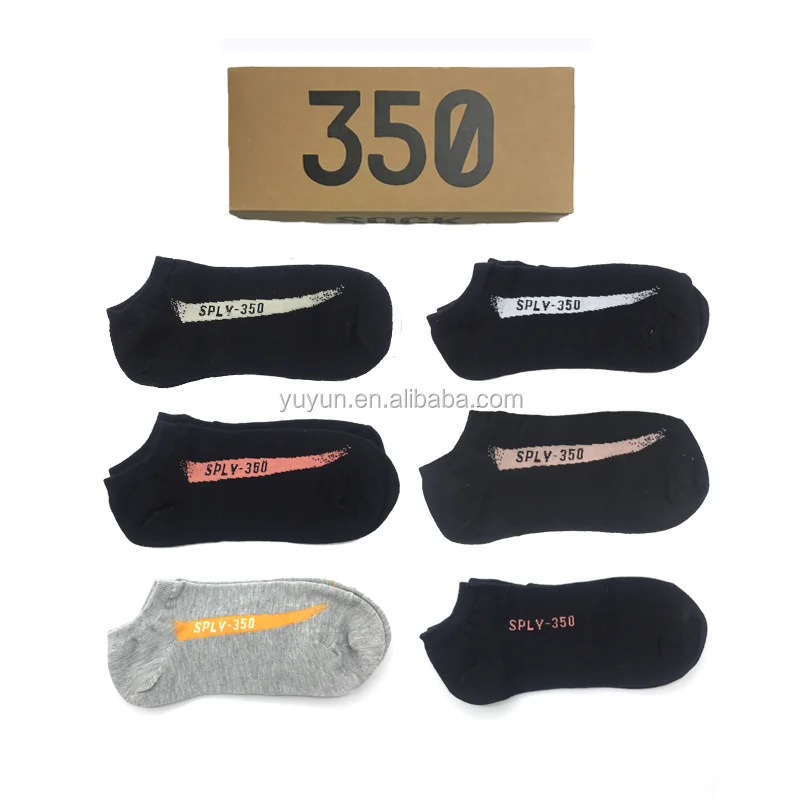 Popular High Quality Yeezy 350 V2 6 Colors 100 Pure Cotton Socks Buy