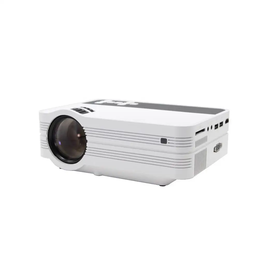 

professional portable best hd mini led projector 3d 1080p, White