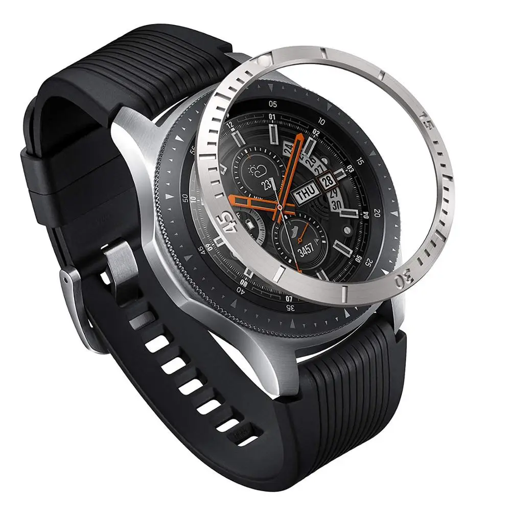 

stainless steel smart watch bezel metal watch bezel ring for Galaxy watch, Detail photos