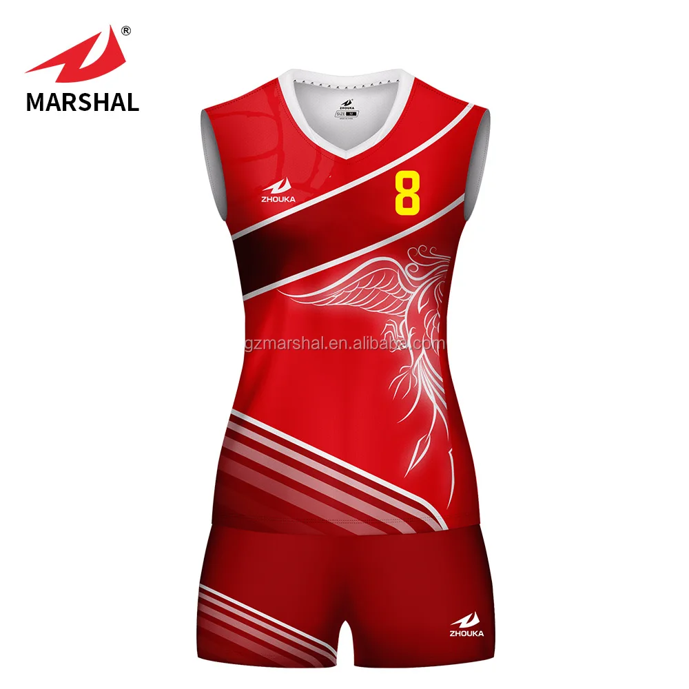 Sublimation Women\'s Volleyball Uniforms Set Sleeveless Custom ...