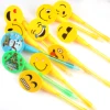 Bulk Wholesale Cute Cartoon Characters Fancy Plastic Pen Colorful Different Expression Pattern Plastic Ball Pen With Custom Logo