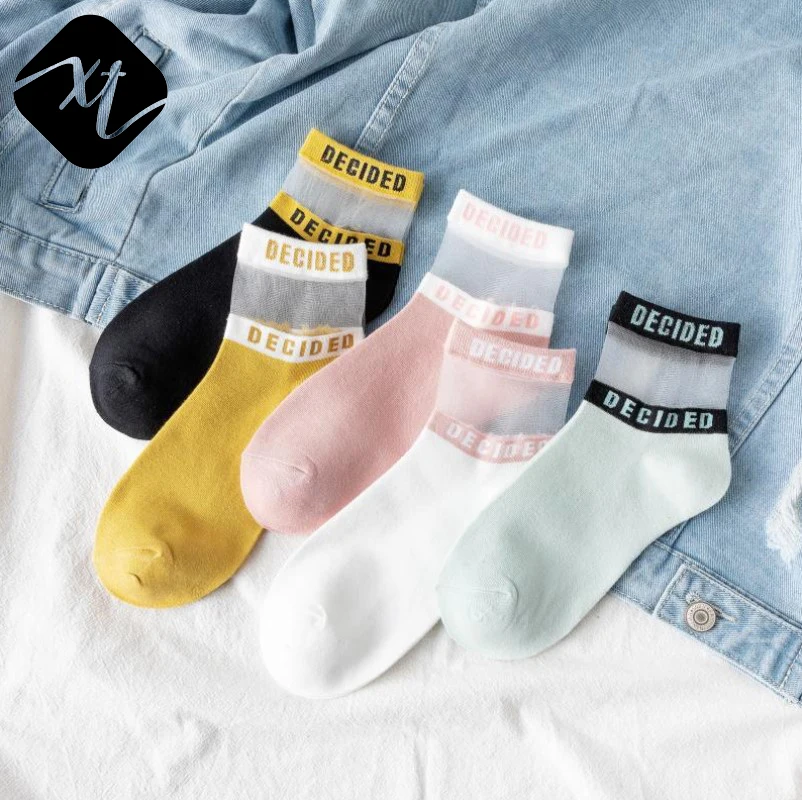 

fancy candy colors women girls pop cool ladies summer cotton heel toe lace socks