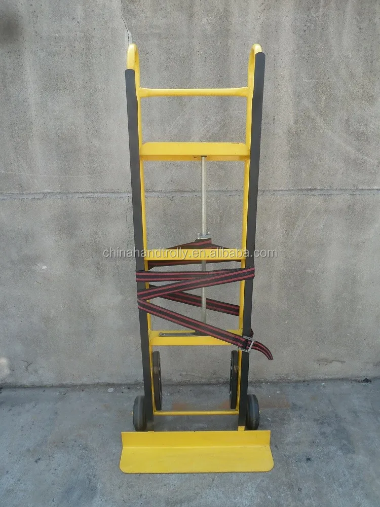 Two Solid Wheels Furniture Dolly Hand Trolley With Cranks Stair