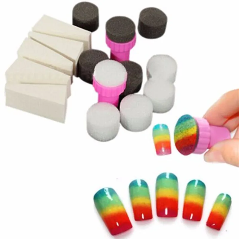 1 Set Transfer Manicure DIY Kit Tools Equipment Beauty Set Nail Art Sponge Designer Stamp Stamping