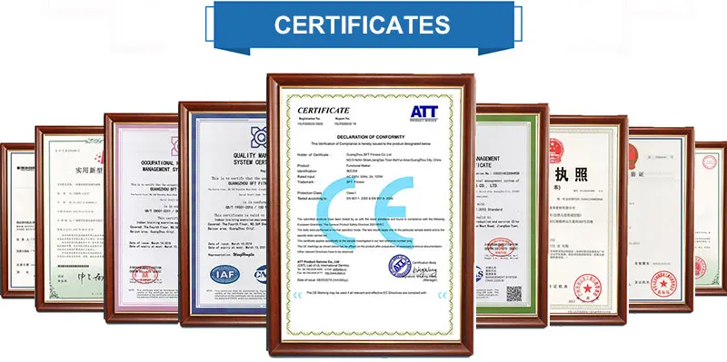 bft fitness certificates