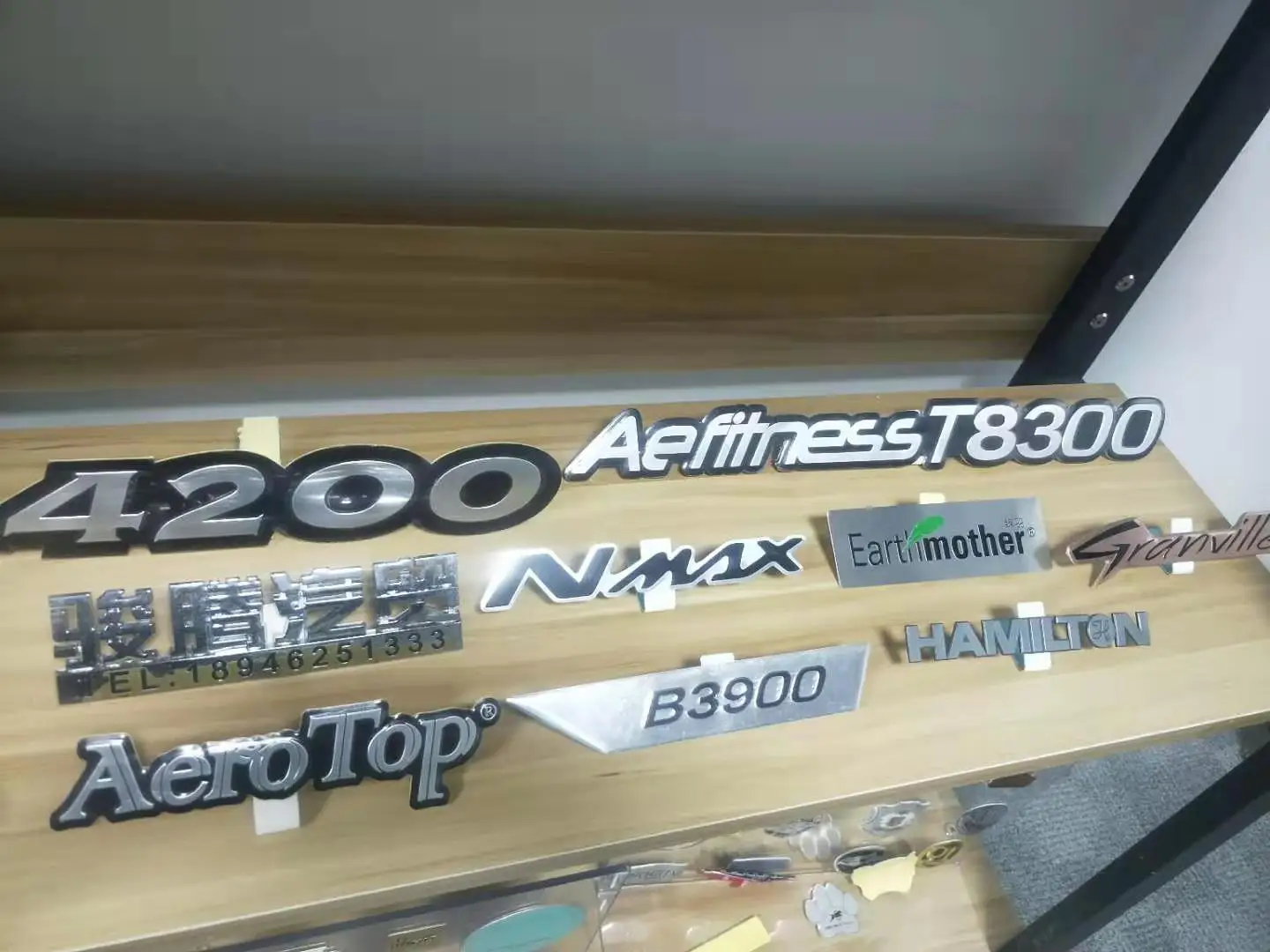 Customized Wholesale 3d Plastic Abs Logo Chrome Awd Car Auto Brand