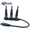 Factory price standard distributor waterproof 1 in 3 out led lighting connector for outdoor