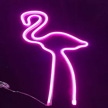 Neon Sign Pink Crane For Home Bedroom Pub Hotel Beach Recreational Game Room Decor Buy Neon Sign Lights Neon Crane Light Neon Decor Lights Product