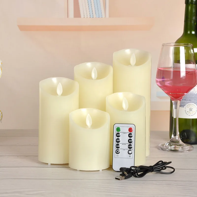 Factory Battery Powered Led Flameless Electric Warmer Candle Lighter