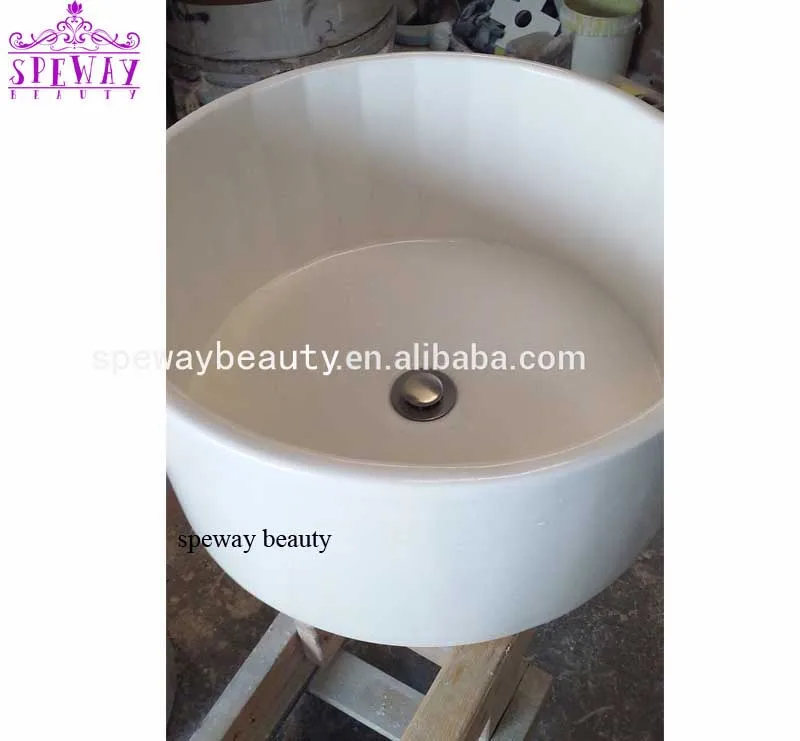 

professional ceramic pedicure basin /round bowl/square sink for sale, White