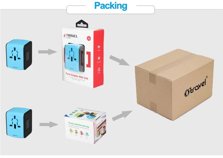 Travel item multi purpose promotional business gift item usb travel adaptor corporate gifts travel over the world bussines gift