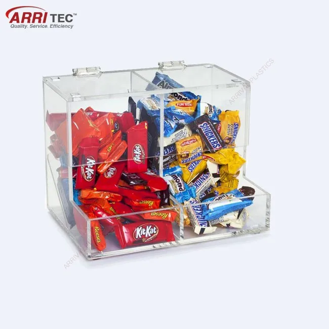 Candy Divider Bin Clear Acrylic Plastic Candy Bar Containers Buy