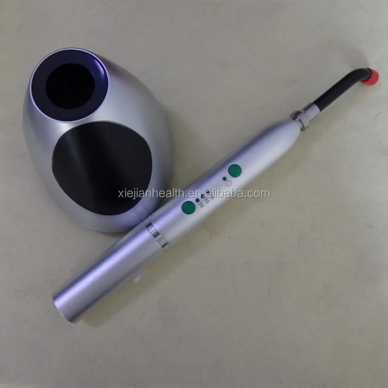 

metal housing digital display wireless led dental curing light lamp