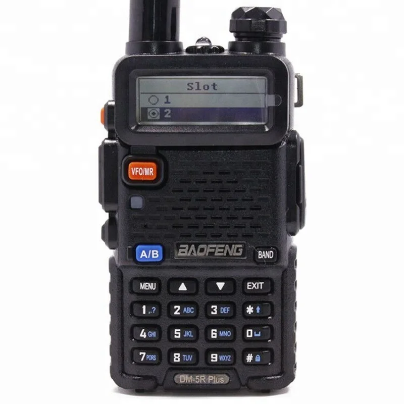 

2018 Baofeng DM-5R PLUS Tier 1 Tier 2 Digital Walkie Talkie DMR Two-way radio VHF/UHF Dual Band radio Repeater +A USB cable