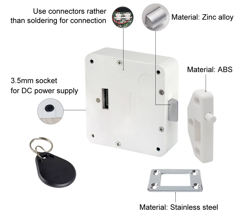 Kerong Electronic Rfid Keyless Wooden Closet Furniture Drawer Lock ...