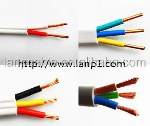Mains Equipment Cable Unistrand 3-Core White Flex Wire Cord Lead per Metre 