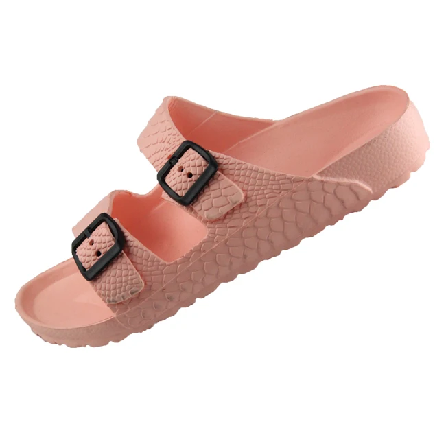 

Custom Slide Sandal Double Cross Buckle 2019 Women Sandals, Requirement