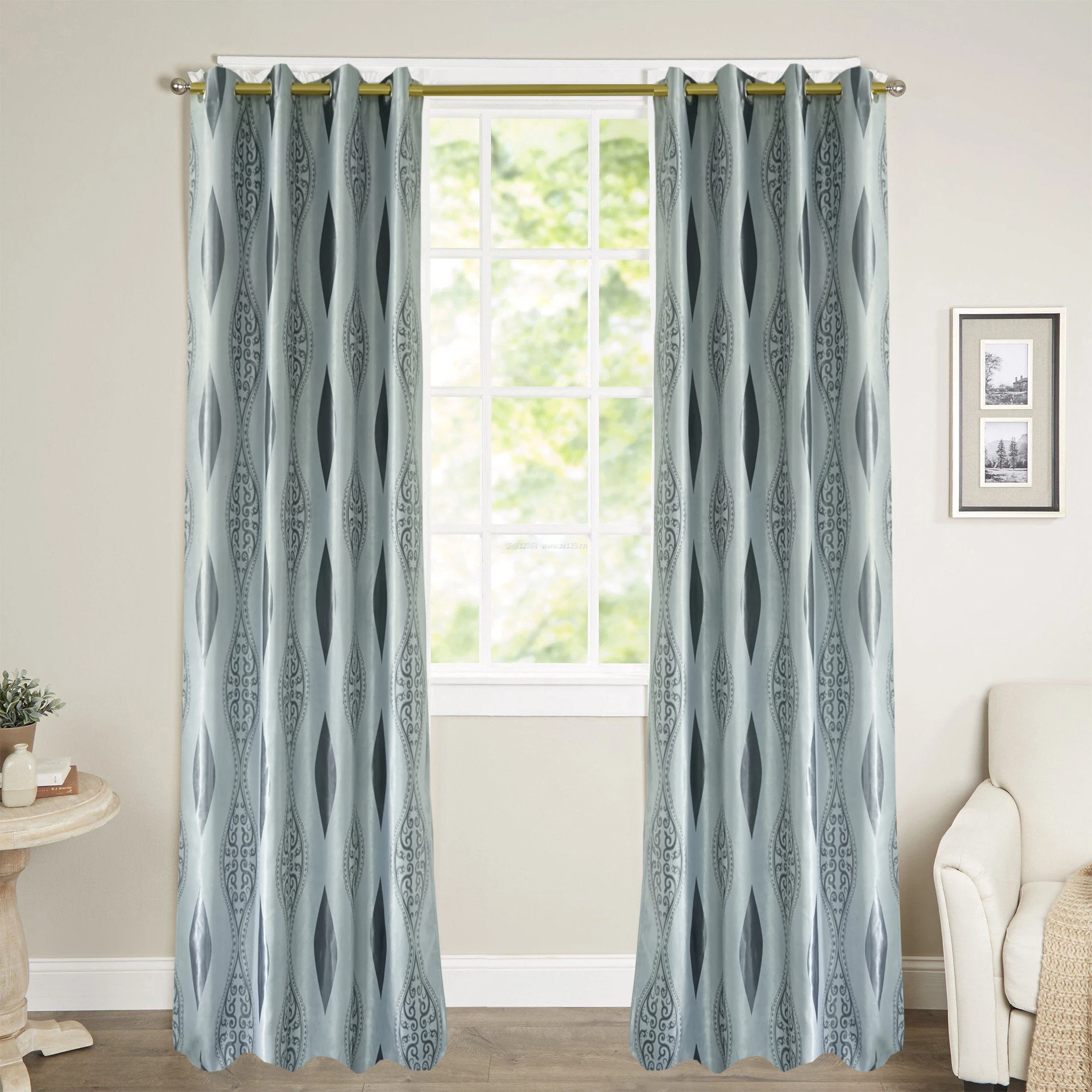 curtain cloth design