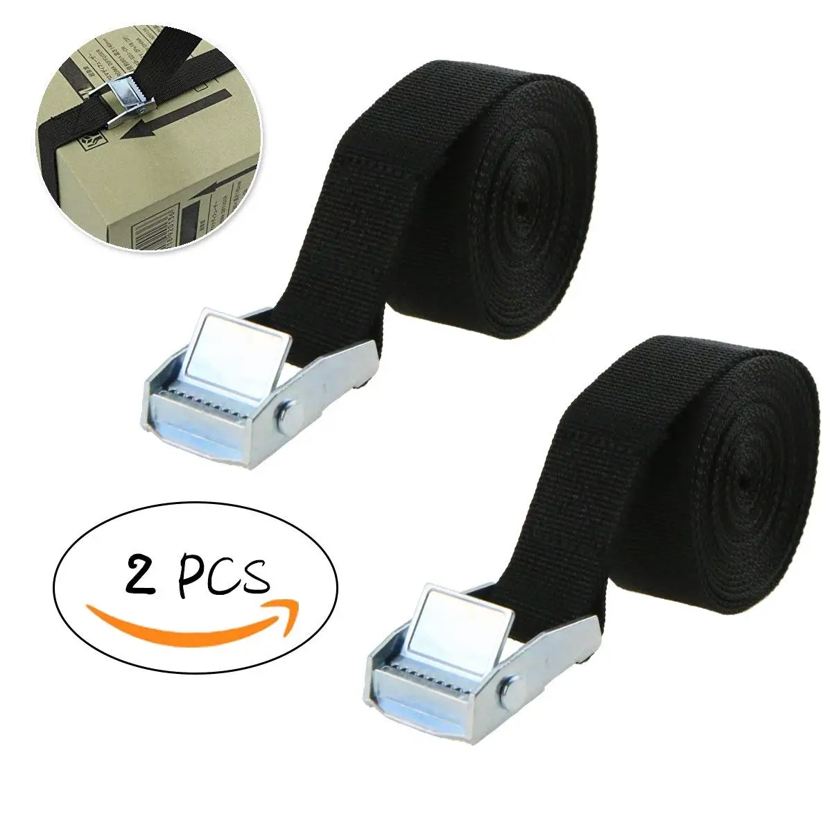 Pack of 2 Kova Gear Lashing Straps Each 12 feet Long /& 1 Inch Wide Rated Extra Strong