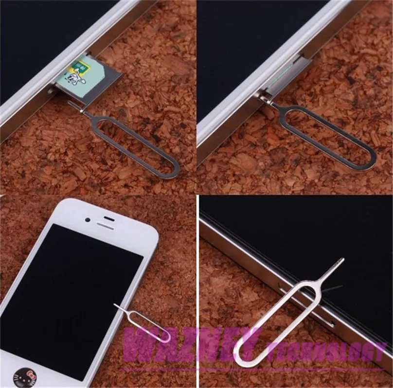 Opener Sim Card Micr Tray Holder Opener Ejector Pin Key Metal Tool For