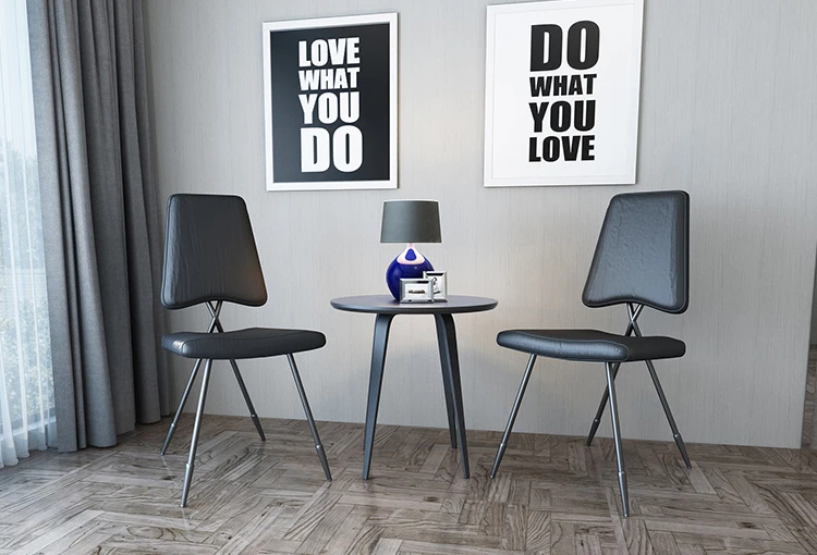 Wedding event party restaurant furniture fabric metal  dining chair Italian style chair with metal legs