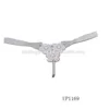 silver leather shoe accessories uppers for slipper