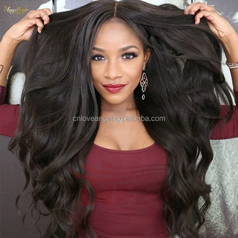 

Full Lace Front Wig 100% Raw Virgin Brazilian Hair Wigs For Black Women