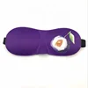 Popular Printed Fruit Pattern And Logo 3DContoured Cup Sleeping Eye Mask Super Soft Adjustable band Eye Shade