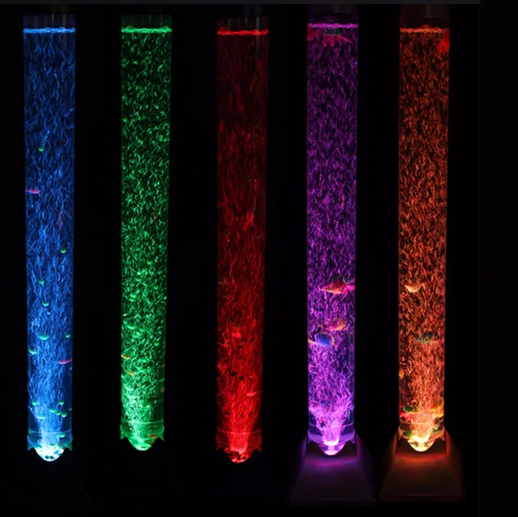 B899 Yiwu Chuanghui Acrylic Home Decoration Water Column Lamp Floor ...