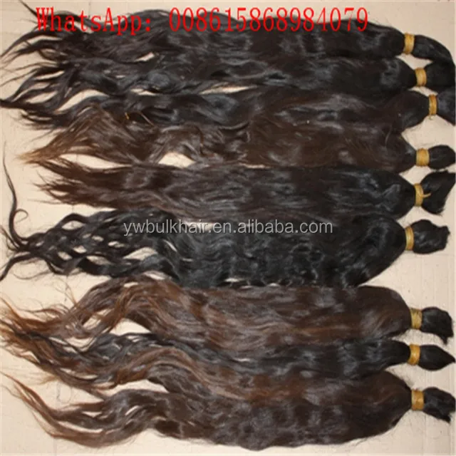 

natural brown hair bulk, unpainted hair, unprocessed bulk hair, Brown color