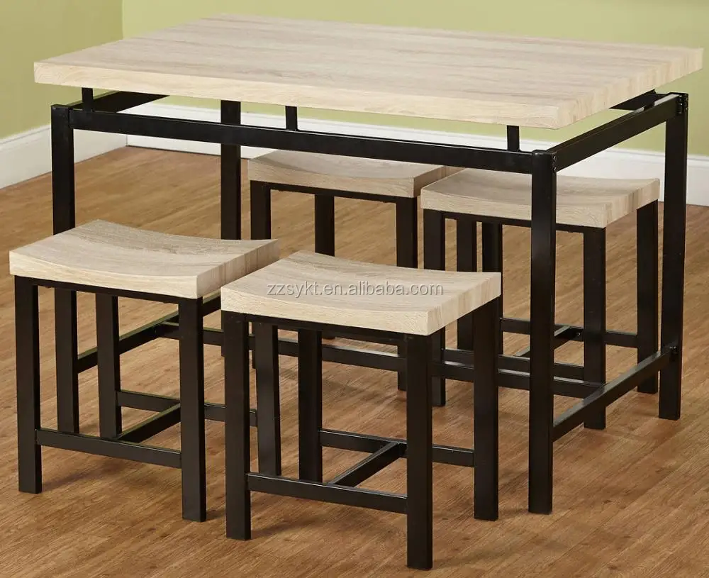 Metal Wooden Dining Table Sets Kitchen Table Stools Sets For Sale Buy Wooden Dining Set Wooden Dining Table Set Modern Dining Set Product On Alibaba Com