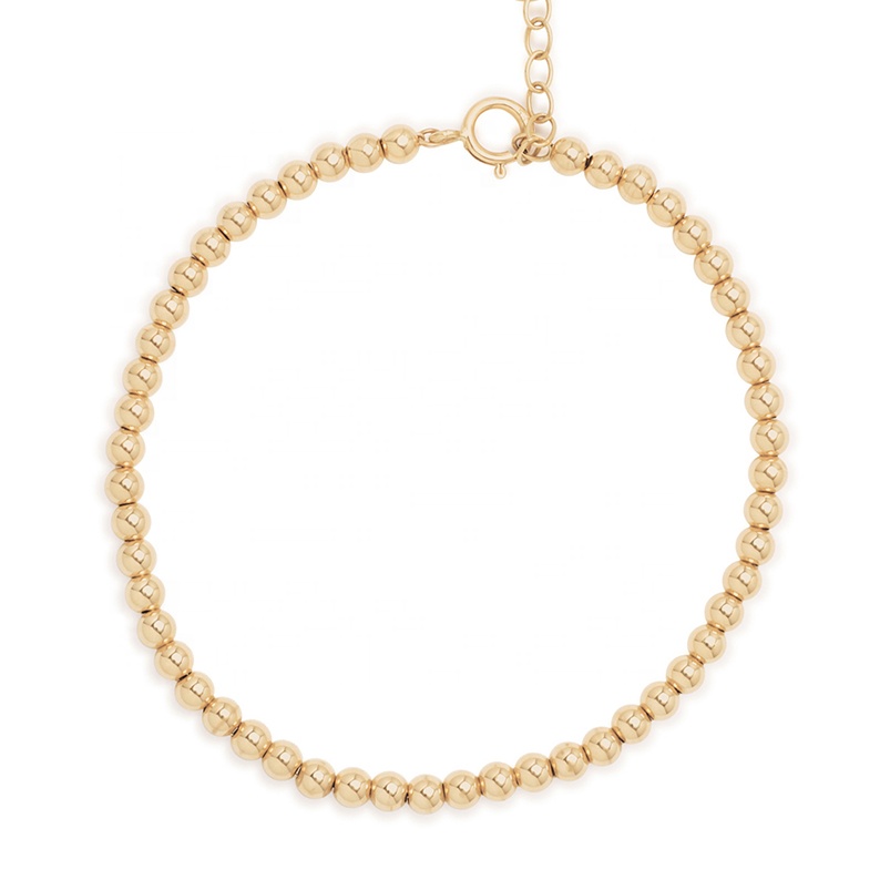 

Daily wear jewelry 925 sterling silver bead bracelet women