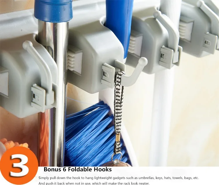 Multifunctional Slim Broom Holder Behind Door Mop And Broom Holder Wall Buy Slim Broom Holder