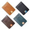 new hot sale genuine leather card holder leather wallet RFID protection wallet for men