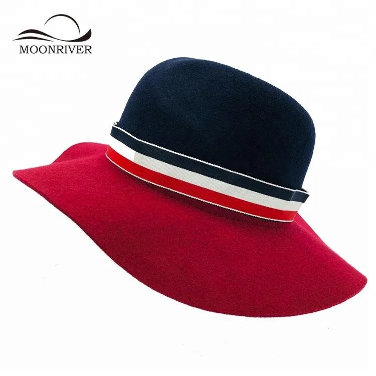 OEM Wool Felt Two Colors Juzz Hat for Lovers