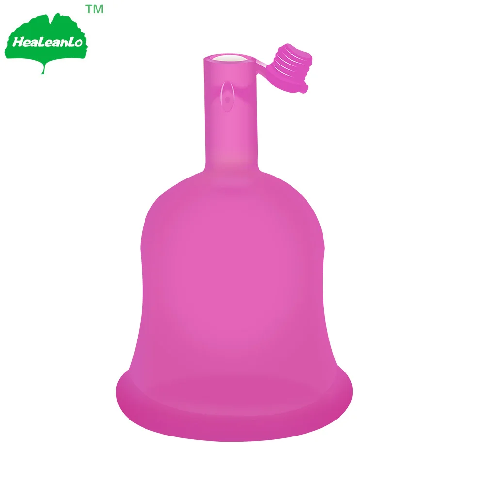 
Healeanlo Silicone Lady Drain Valve Menstrual Cups with lid where can you buy the menstrual cup canada period cup reviews 