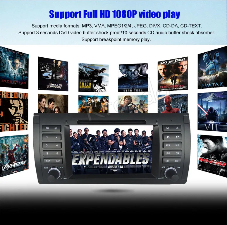 car dvd player for bmw e39