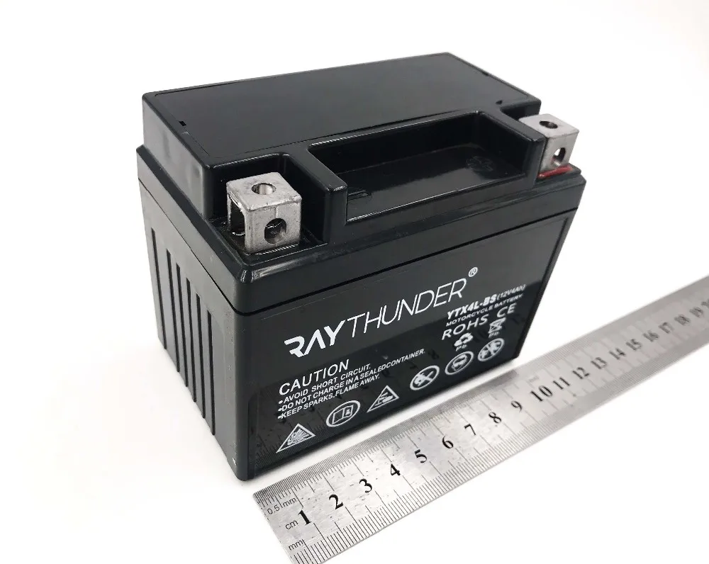 Dry Charged Maintenance Free Battery 12v 4ah Ytx4l Bs Motorcycle