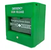 Fire fighting alarm and fire alarm button glass broken access switch broken glass emergency button alarm bell