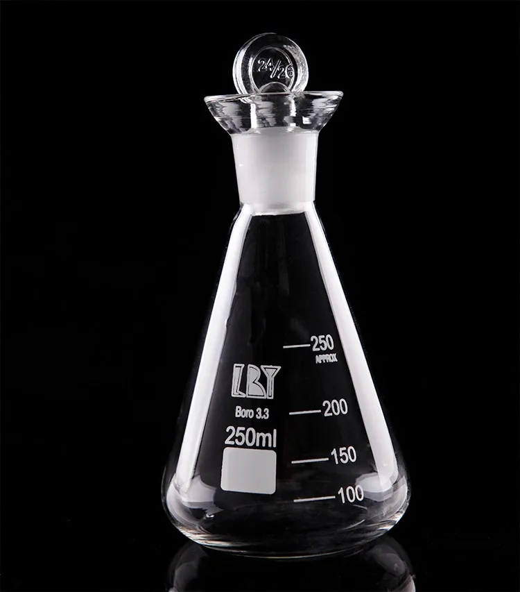 Lab 250ml Amber Glass Iodine Flask With Glass Stopper Buy Iodine