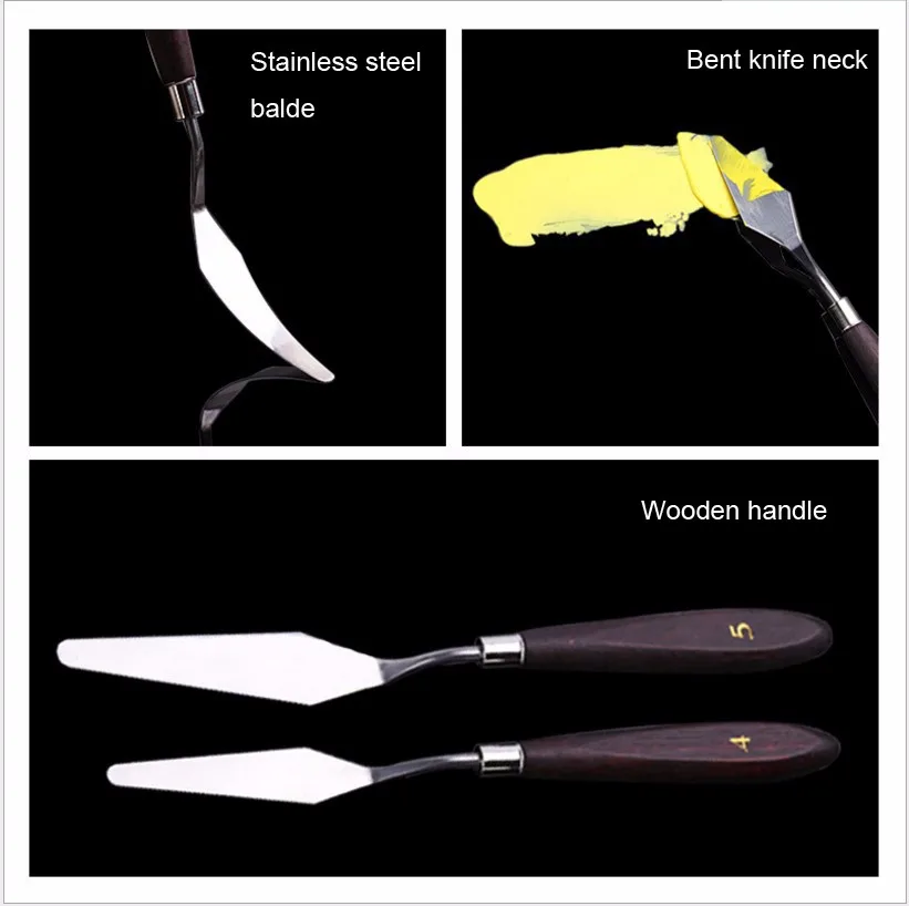 Stainless Steel Artist Oil Painting Palette Knife Set Buy Painting