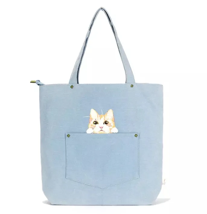 

Supplier china folding cotton cloth reusable tote bag, Customized color