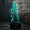Remote Control Game TPS Cool Battle Royale SKULL TROOPER 3D LED Night Light 7 Color Change Table Lamp Kids House Decor Light