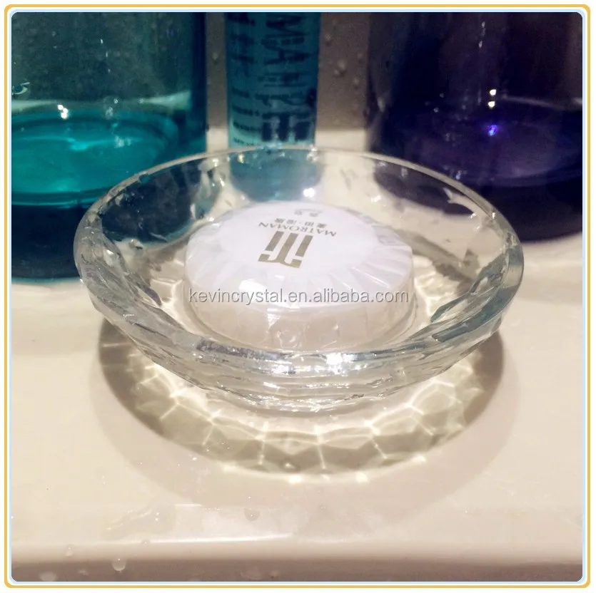 Cheap Glass Crystal Soap Dish For Hotel Bathroom Accessories