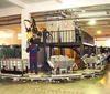 Refrigeration Foaming Line (door or cabinet) with Ground-guide-railway revolving
